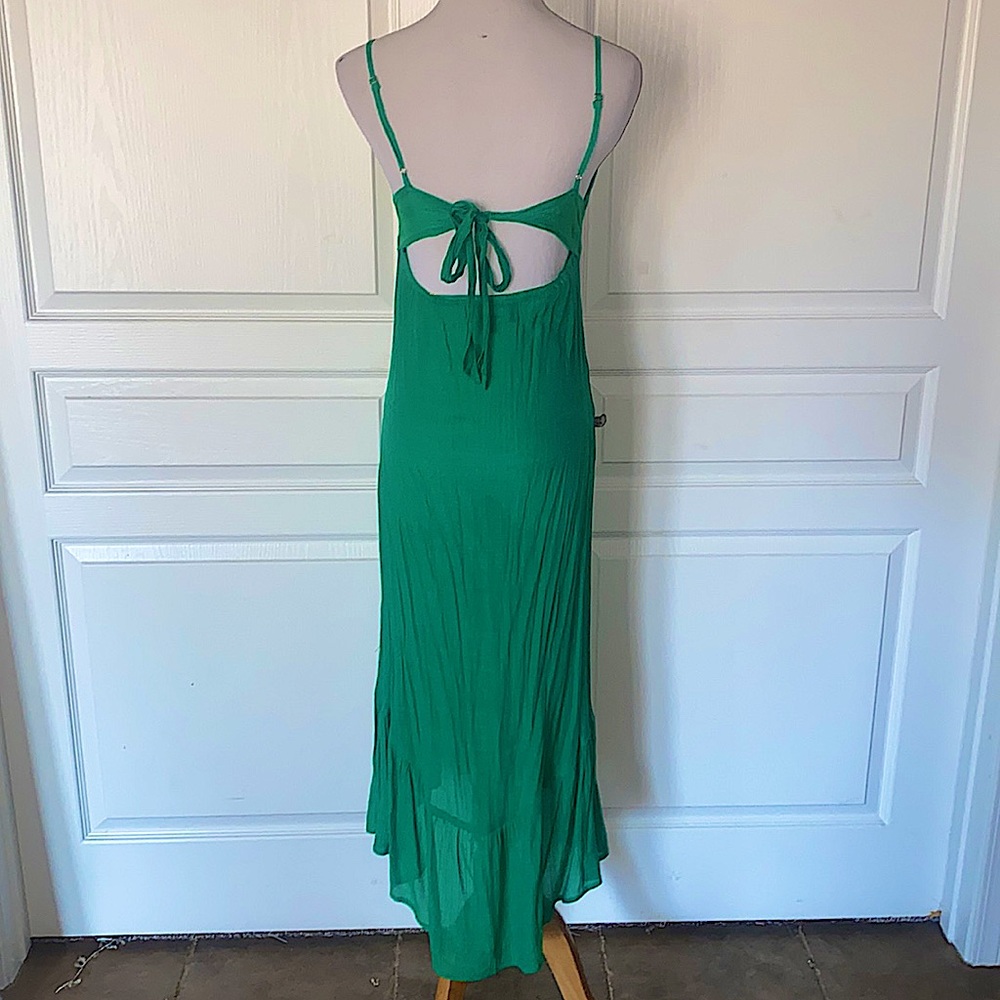 Lulus Brickell Green Sheer Button-Front Swim Cove… - image 4